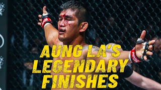 Aung La N Sangs LEGENDARY Finishes [upl. by Kcirdek]