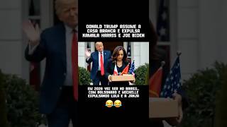 Tchau Tchau 😂😂 donaldtrump kamalaharris eleiçõeseua shortsbrasil [upl. by Ailee555]