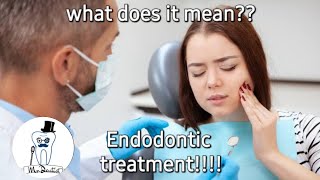 Endodontic treatment simplified whats an Endodontic treatment RCT root canal treatment [upl. by Erny32]