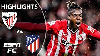 🚨 BACK TO THE FINAL 🚨 Athletic Club vs Atletico Madrid  Copa del Rey Highlights  ESPN FC [upl. by Bakki351]