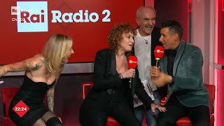 Intervista a Fiorella Mannoia e Francesco Gabbani 4ª serata  Radio2 a Sanremo [upl. by Seiuqram727]