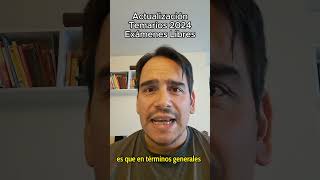 Temarios Exámenes Libres 2024 homeschooling exameneslibres 2024 [upl. by Kenyon624]