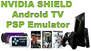 NVIDIA SHIELD Android TV PSP Emulator Test Using PPSSPP [upl. by Aehsa]