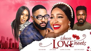 Watch Uche Montana John Ekanem Ekamma EtimInyang in WHERE LOVE MEETS  Latest Nollywood Movie [upl. by Anaoy]