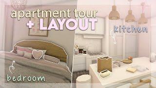 🏙 bloxburg apartment TOUR amp LAYOUT  ੭₊˚  seqshell [upl. by Rifkin]