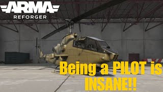 Being a PILOT in Arma Reforger is INSANE [upl. by Elime]