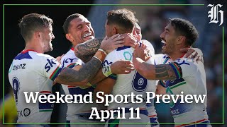 Focus Sport Weekend Sports Preview April 11  nzheraldconz [upl. by Ataynik416]