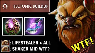 NEW TECTONIC BUILDUP Mid Earthshaker OC  Refresher Magic Show NonStop Disable vs Pro LS Dota 2 [upl. by Meridel917]