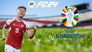 Hvor langt kan Danmark komme i EM EA FC 24 Dansk [upl. by Starlene207]