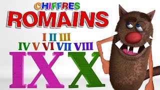 Foufou  Les Chiffres Romains pour les enfants Learn Roman Numbers for Kids 4k [upl. by Ezmeralda248]