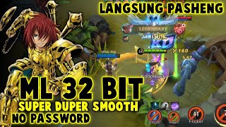 Update ‼️ ML 32 BIT Terbaru Cara Atasi Lag Dan Patah Patah ML [upl. by Korey827]