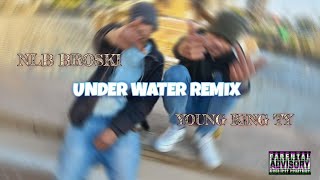 YOUNGKINGTY Under Water Remix ft NLB Broski Official Music Video [upl. by Nomelihp]