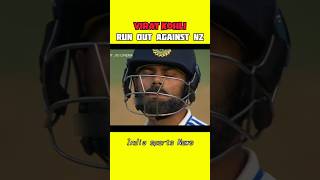 Virat Kohli run out against New Zealand  rohitsharma viratkohli [upl. by Perzan752]