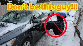 Prevent your car from freezing over for under 12 [upl. by Ellehcal768]