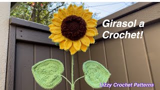 🥰Hermoso Girasol Tejido a Crochet  Girasol Realista 3D DIY [upl. by Adnilg]