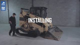 How to install Camso CTL tracks for Compact track loader [upl. by Atilem]