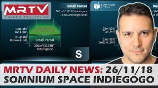 DAILY NEWS 93 Somnium Space Verkauft Virtuelles Land Virtual Desktop Für Go Affected The Manor [upl. by Deming]