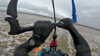 Kitesurfing Camber Sands 230423 [upl. by Nnylrebma]