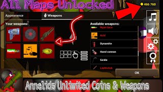 Annelids Game Play  All Weapons Unlocked🔥  All Levels amp Maps Unlocked💥💥  Technical S Gamer [upl. by Ekralc]