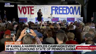 quotVice President Kamala Harris Hosts Campaign Rally in Scranton PAquot [upl. by Bell142]