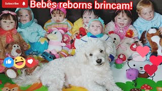 BEBÊS REBORNS FOFOS BRINCANDOCUTE REBORNS BABIES🥰 [upl. by Peterus]