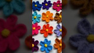 Guirnalda de Flores 🌸 crochet crafttok crochettok handmade crochetflowers handmade diy [upl. by Oibesue]