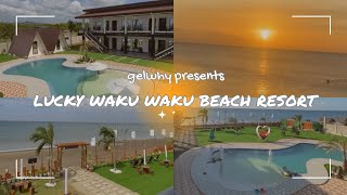 lucky waku waku beach resort  lian batangas  gelwhy presents✨ [upl. by Etireugram]