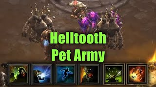 Helltooth WD gets a real Pet Army in Season 27  6 Gargs Infinite Dogs all the Runes [upl. by Eneladgam]