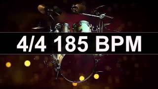 🔴 Drums Metronome 185 BPM [upl. by Ondrea]