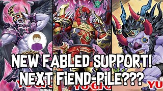 NEW FABLED SUPPORT NEXT FIEND PILE YuGiOh [upl. by Klos]