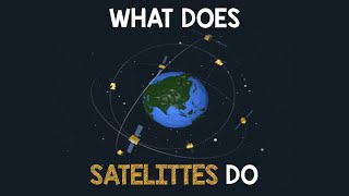 What do Satellites do  Animation [upl. by Lipsey]