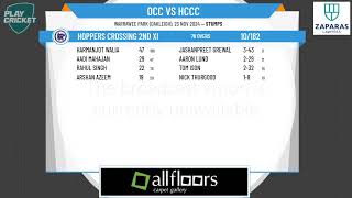 Oakleigh 2nd XI v Hoppers Crossing 2nd XI [upl. by Ahsrats]