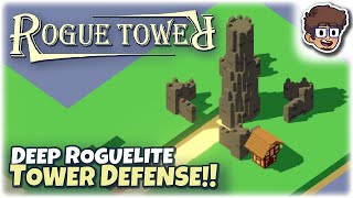 DEEP ROGUELITE TOWER DEFENSE  Lets Try Rogue Tower  Gameplay [upl. by Dyob594]