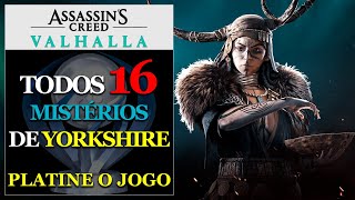 Todos Mistérios de Yorkshire All Mysteries in Eurvicscire – ASSASSINS CREED VALHALLA [upl. by Liliane]