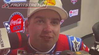 Noah Gragson on Stenhouses 75K Fine “That’s Why You’ve Never Seen Me Throw the First Punch” [upl. by Chandler436]