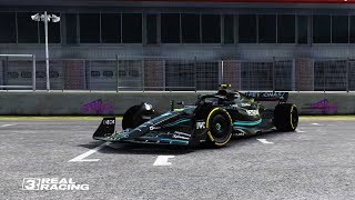 MERCEDESAMG F1 W14 PETRONAS FORMULA ON REDBULL CIRCUIT realracing3 gameplay [upl. by Shipp]