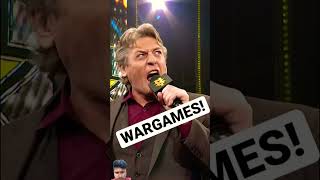 wwe Every time william regal said  wargames  short [upl. by Airakaz]