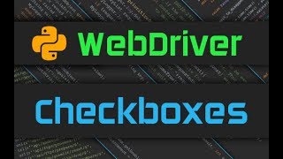 Advanced Webdriver  Checkboxes [upl. by Devondra]