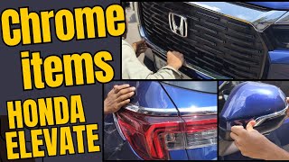 Installing after market chrome items for Honda Elevate [upl. by Alemac]