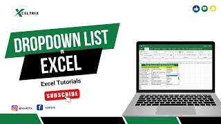 How to Create DropDown List in Excel Cell or Range [upl. by Rainer]