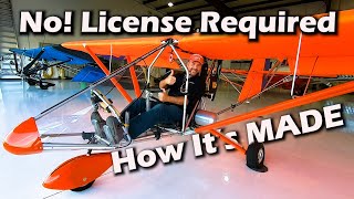 Aerolite 103 Ultralight  How its Made  Factory Tour  No License Required  Part 103 Legal [upl. by Keven618]