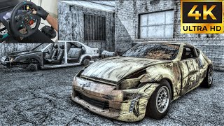 Rebuilding a nissan 370Z Heritage Edition Need for Speed HEAT LOGITECH G29 Gameplay [upl. by Dust636]