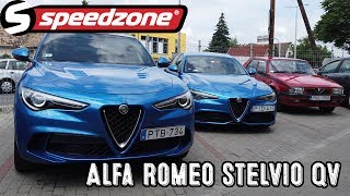 Alfa Romeo Stelvio QV teszt Bolond autó bolondoknak [upl. by Idnak]