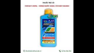 COCHAY 200SL – DÒNG NƯỚC XANH CỎ DẠI CHÁY NHANH0776755793thuốcbảovệthựcvậtvn trừcỏtranh [upl. by Moulden245]