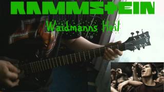 RAMMSTEIN WAIDMANNS HEIL LIVE COVER Richards PARTTAB [upl. by Acemaj642]