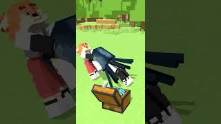 Typical minecraft player fox animation [upl. by Meta]