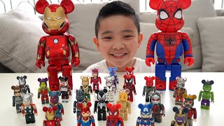 Marvel Bearbricks Full Set Calvin CKN [upl. by Anoli]