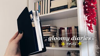 ✼ a day in town amp hobonichi experiments ✼  gloomy diaries ep25 [upl. by Ytsanyd947]