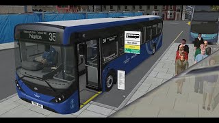 OMSI 2  BOTW Route 35 Paignton to Totnes Station  alexander Dennis enviro 400 V3D [upl. by Holly]