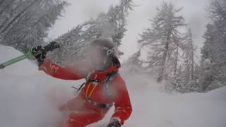 Dominic Ebenbichler skiing some deep stuff Zauchensee [upl. by Aneele]